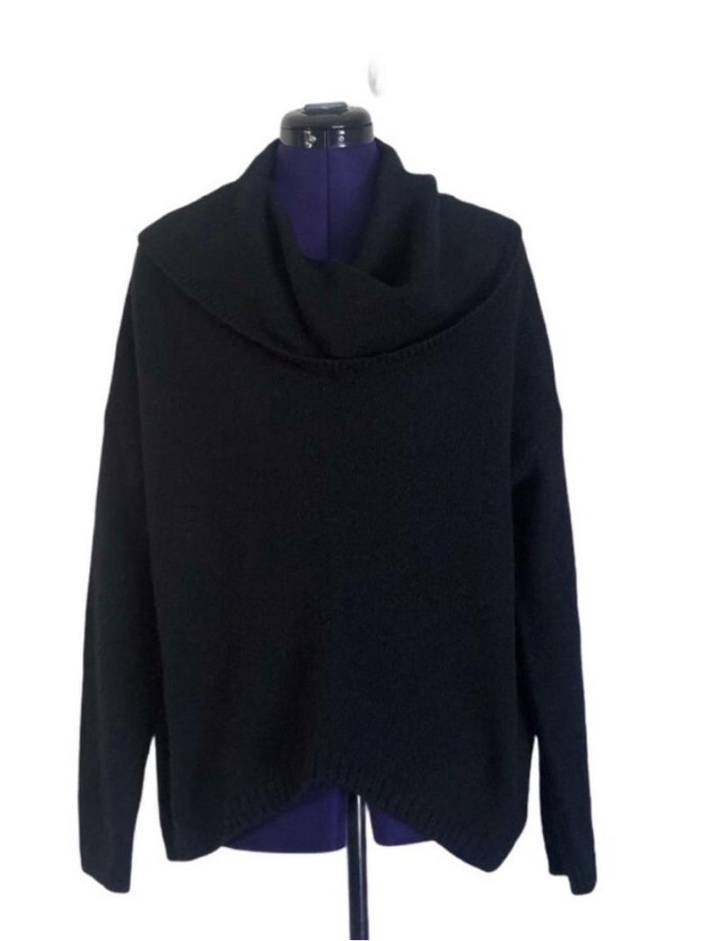 Express Black Wool Long Sleeve Sweater